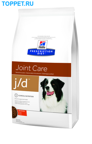 HILL'S Диета для собак J/D лечение заболеваний суставов сух. (фото, вид 1)
