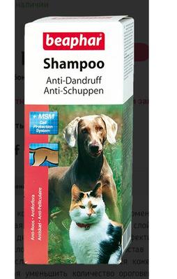 Beaphar Anti-Dandruff шампунь против перхоти для собак и кошек 200 мл. (фото, вид 1)