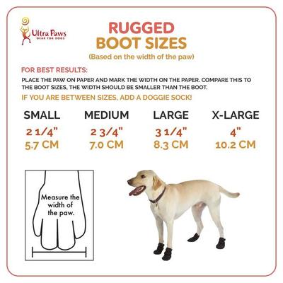     Ultra Paws Rugged Dog Boots( 4 )  (,  3)