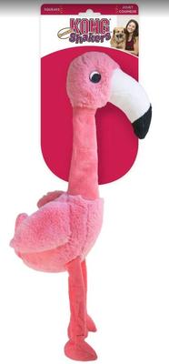 Kong Игрушка для собак Shakers™ Фламинго S, с пищалкой (фото, вид 1)