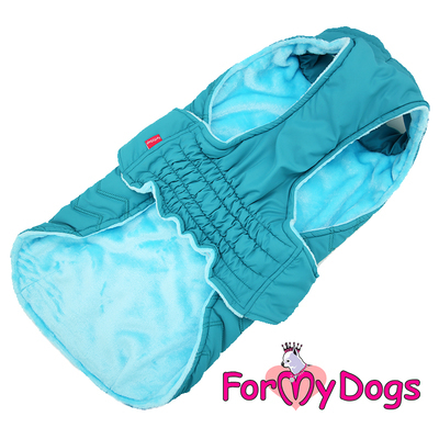 ForMyDogs Попона для собак породы вест хайленд уайт терьер, голубая, размер А0 (фото, вид 2)
