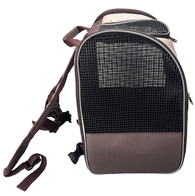 DOGMAN Рюкзак для животных "Трек" коричневый, размер 30х26х38см (фото, вид 1)