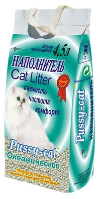 Pussy-cat Наполнитель для кошачьего туалета океанический