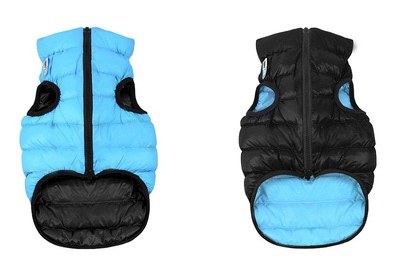 AiryVest Жилетка двусторонняя для собак, черно-голубая, размер XS, S, M, L AiryVest Жилетка двусторонняя для собак, черно-голубая, размер XS, S, M, L