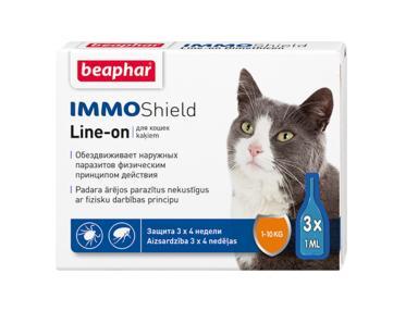 Beaphar Капли IMMO Shield для кошек 3 пип Beaphar Капли IMMO Shield для кошек 3 пип