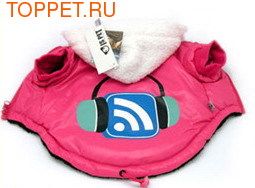 I's Pet Куртка утепленная, с капюшоном, розовая, размер S I's Pet Куртка утепленная, с капюшоном, розовая, размер S