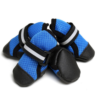 Al1 Ботинки для собак синие, размер L (фото)