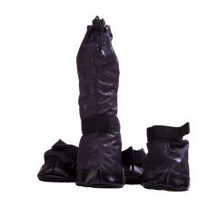 Osso Fashion Ботинки для средних и крупных собак высокие, черные, размер №2
