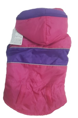 АНТ Жилет-попона для средних собак, розовый, размер S/M, спина 37см, флис (фото)