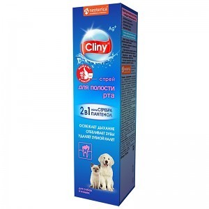 Cliny Спрей для полости рта для собак и кошек, 100мл