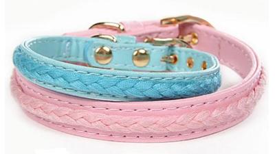 ForMyDogs Ошейник голубой, косичка ForMyDogs Ошейник голубой, косичка