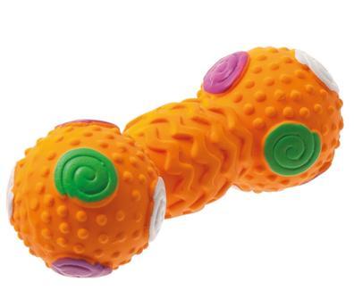 Hello Pet Игрушка для собак латекс "Гантель с шипами" 11 см Hello Pet Игрушка для собак латекс "Гантель с шипами" 11 см