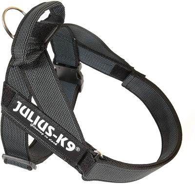 K9-Sport JULIUS Шлейка для собак Ремни Color & Gray IDC®, черный