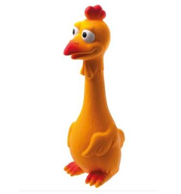 V.I.Pet Игрушка латекс Цыпленок со звуком 20,5 см