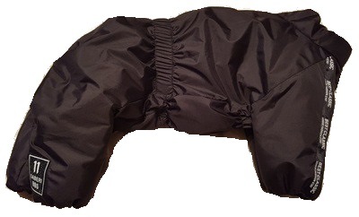 LifeDog Комбинезон для средних собак, черный, размер 2XL, спина 37-43см