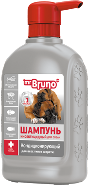 М.Бруно Expert - Шампунь инсектицидный для собак ( от блох, вшей, клещей) 350мл