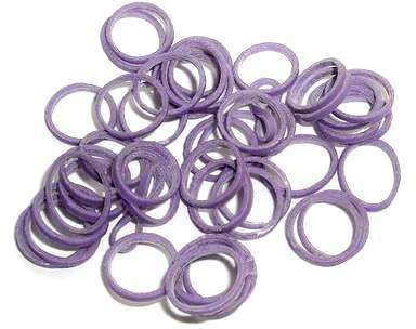 Lainee Резинки латексные размер L, фиолетовые, 100 штук в упаковке
