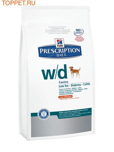 HILL'S PD Canine w/d Для собак, для поддержания веса, сух. от 1,5кг