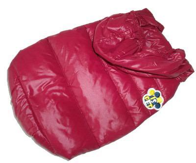 I's Pet Куртка-пуховик теплая, цвет бордовый, размер S (фото)