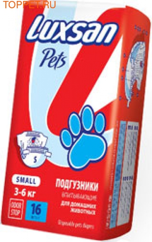 Luxsan Подгузники для домашних животных Small 3-6кг 16шт