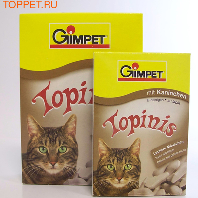 Gimpet Витамины для кошек Мышки с Кроликом и Таурином 190таб