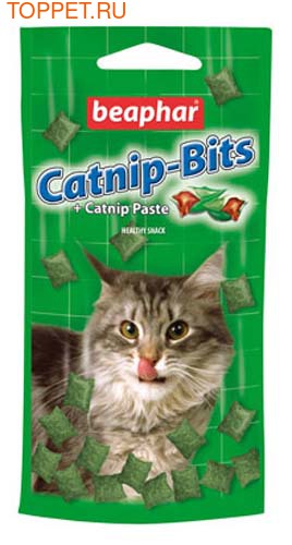 Beaphar Catnip-Bits Подушечки для кошек с кошачьей мятой 35г*35шт