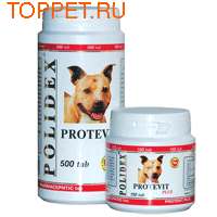 Polidex Protevit plus для собак для роста мышечной массы, повышения выносливости