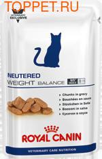 Royal Canin Neutered Weight Balance пауч для кастрированных котов и кошек, склонных к полноте 100гх12шт