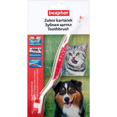 Beaphar Toothbrush Зубная щетка двойная для собак