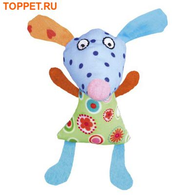 TRIXIE Игрушка для кошки "Мышь" ткань, 11 см TRIXIE Игрушка для кошки "Мышь" ткань, 11 см