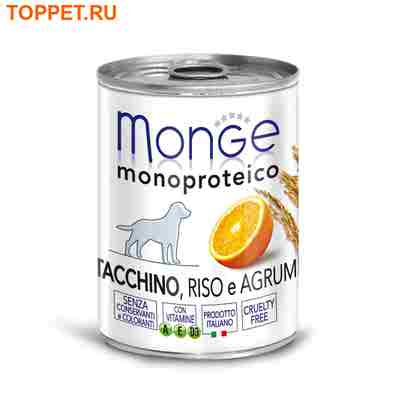 MONGE Dog Monoproteico Fruits         400 