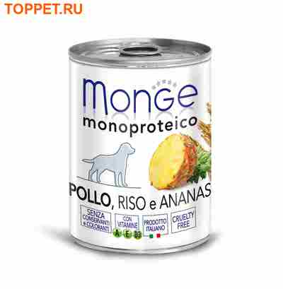 MONGE Dog Monoproteico Fruits           400 
