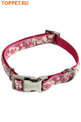 Papillon Нейлоновый ошейник с рисунком, розовый (Adjustable nylon collar, Hula Hula, colour pink) Papillon Нейлоновый ошейник с рисунком, розовый (Adjustable nylon collar, Hula Hula, colour pink)