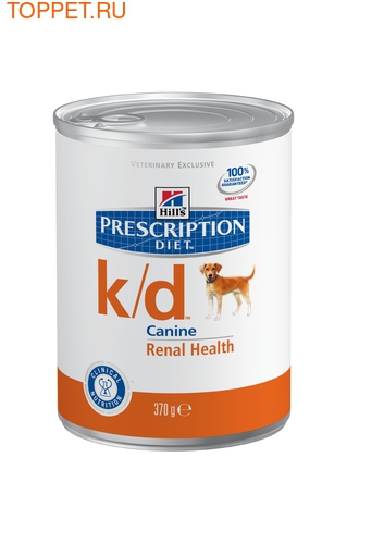 HILL'S Консервы PD Canine k/d для собак, лечение заболеваний почек, 370 гр