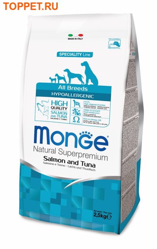 MONGE Dog Speciality Hypoallergenic         2,5 , .