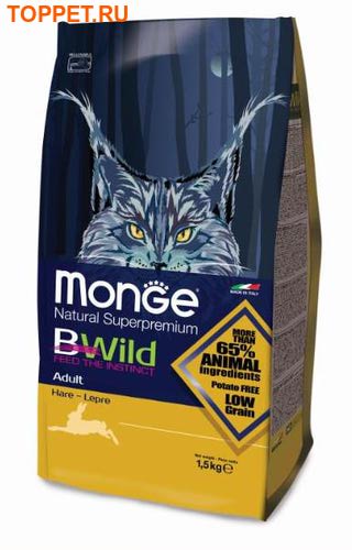 MONGE Bwild Cat Hare        1,5 