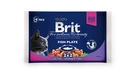 Brit Care Premium Набор паучей для кошек Рыбная тарелка 4*100г