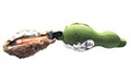 GiGwi Игрушка для средних и крупных собак Утка с отключаемой пищалкой зеленая 18см