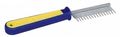 Триол Расческа с разным зубом, сине-желтая ручка, 200х30х20мм