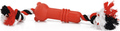 Beeztees Игрушка для собак "Sumo Mini Fit" Цилиндр на канате красный 4,5*4,5*11см