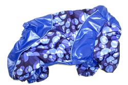 LifeDog Дождевик для мопса, синий, размер 5, спина 32-35см