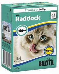 Bozita Консервы для кошек кусочки в желе Морская рыба 370г
