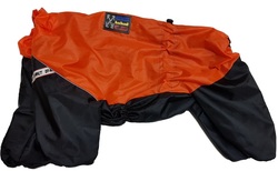 LifeDog Комбинезон для больших пород собак, оранж/черный, размер 5XL, спина 60см