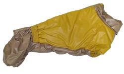 LifeDog Комбинезон для таксы, утепленный, на синтепоне бежевый размер №4, спина 50-52см