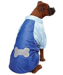 АНТ Куртка для крупных собак, синяя Косточка, размер L, XL