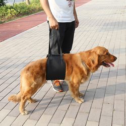 Al1 Шлейка для травмированных и пожилых собак черная, размер XL