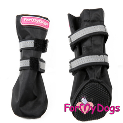 ForMyDogs Сапоги для собак из нейлона, цвет черный, размер №0, №1, №2, №5
