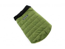 ZooAvtoritet Куртка для собак зеленая, размер XL, спина 36-40см