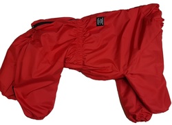LifeDog Комбинезон для больших собак, красный, на синтепоне, размер 4XL, спина 55см
