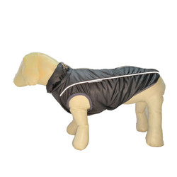 Osso Fashion Попона-жилет для крупных собак на флисе темно-серая, спина 60см, 65см, 70см